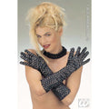 Lange Handschuhe Velvet Mit Dekorationen