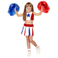 Amerikanische Cheerleaderin Kostüm Mädchen