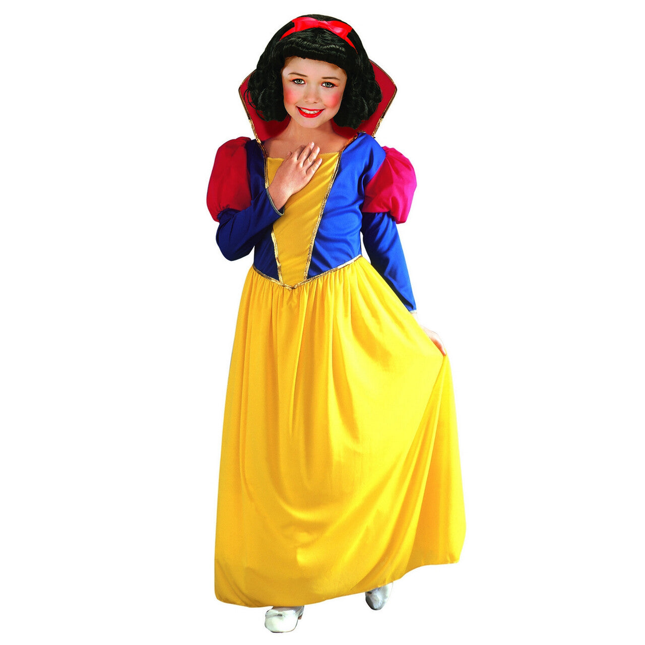 Op deze afbeelding zie je een Kostuums, van het merk Widmann. Prinses Sneeuwwitje Kostuum Meisje