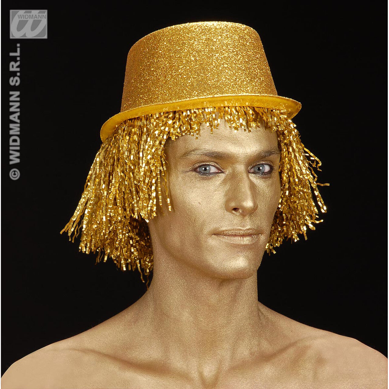 Op deze afbeelding zie je een Accessoires, van het merk Widmann. Tube Make-Up, Goud