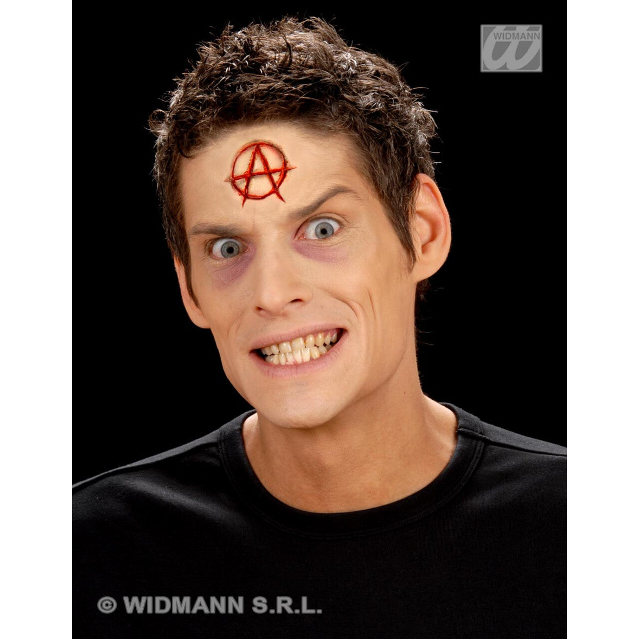 Op deze afbeelding zie je een Accessoires, van het merk Widmann. Anarchie Teken, Professioneel