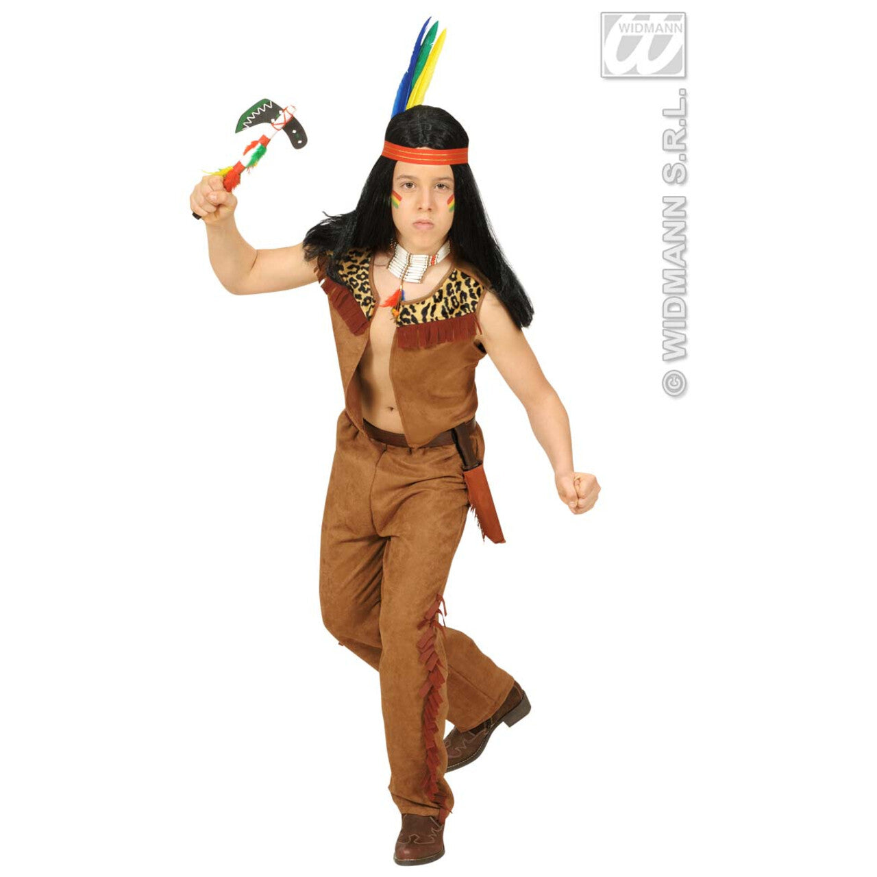 Op deze afbeelding zie je een Kostuums, van het merk Widmann. Cowboy Jongen Desperado Kostuum