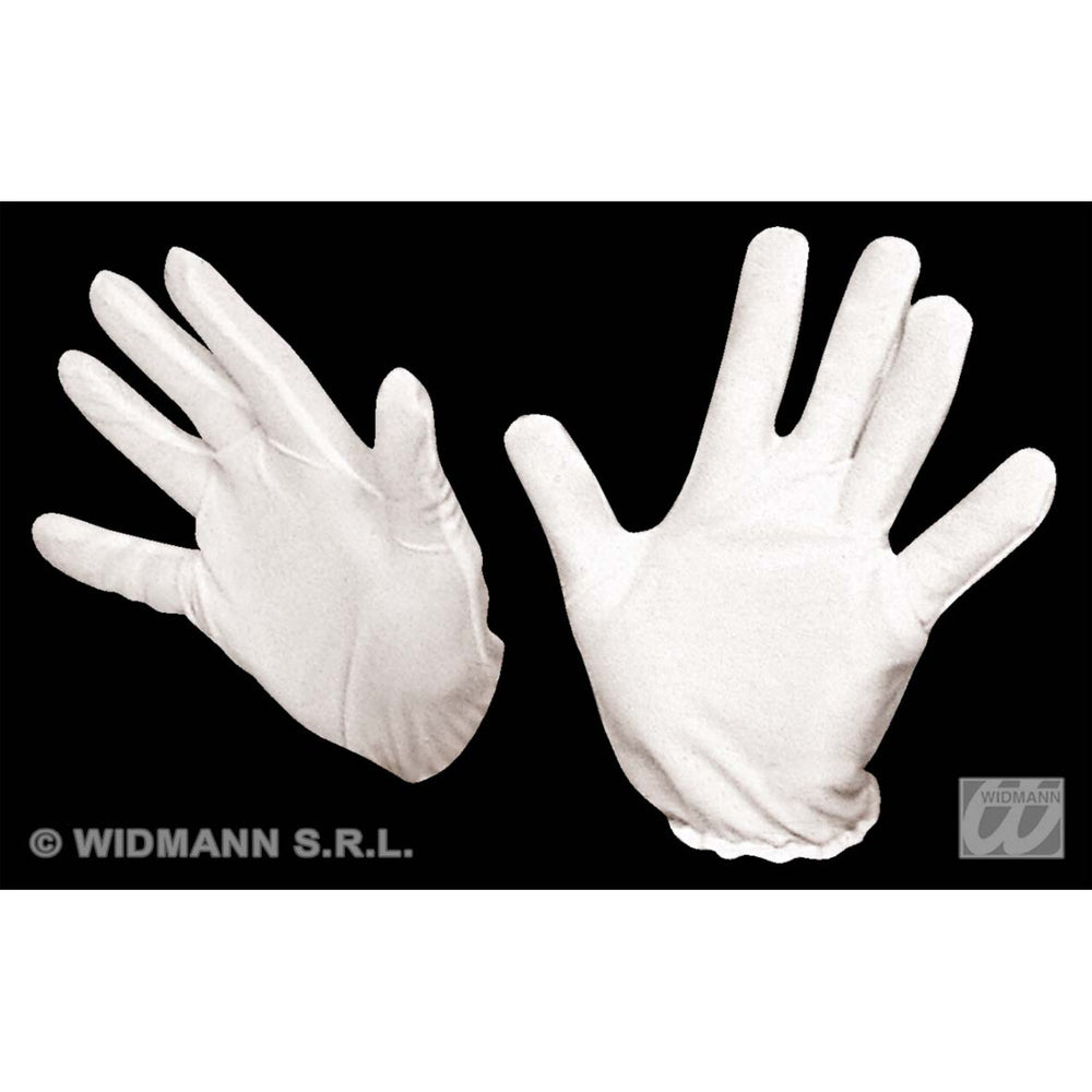 Op deze afbeelding zie je een Accessoires, van het merk Widmann. Witte Handschoenen