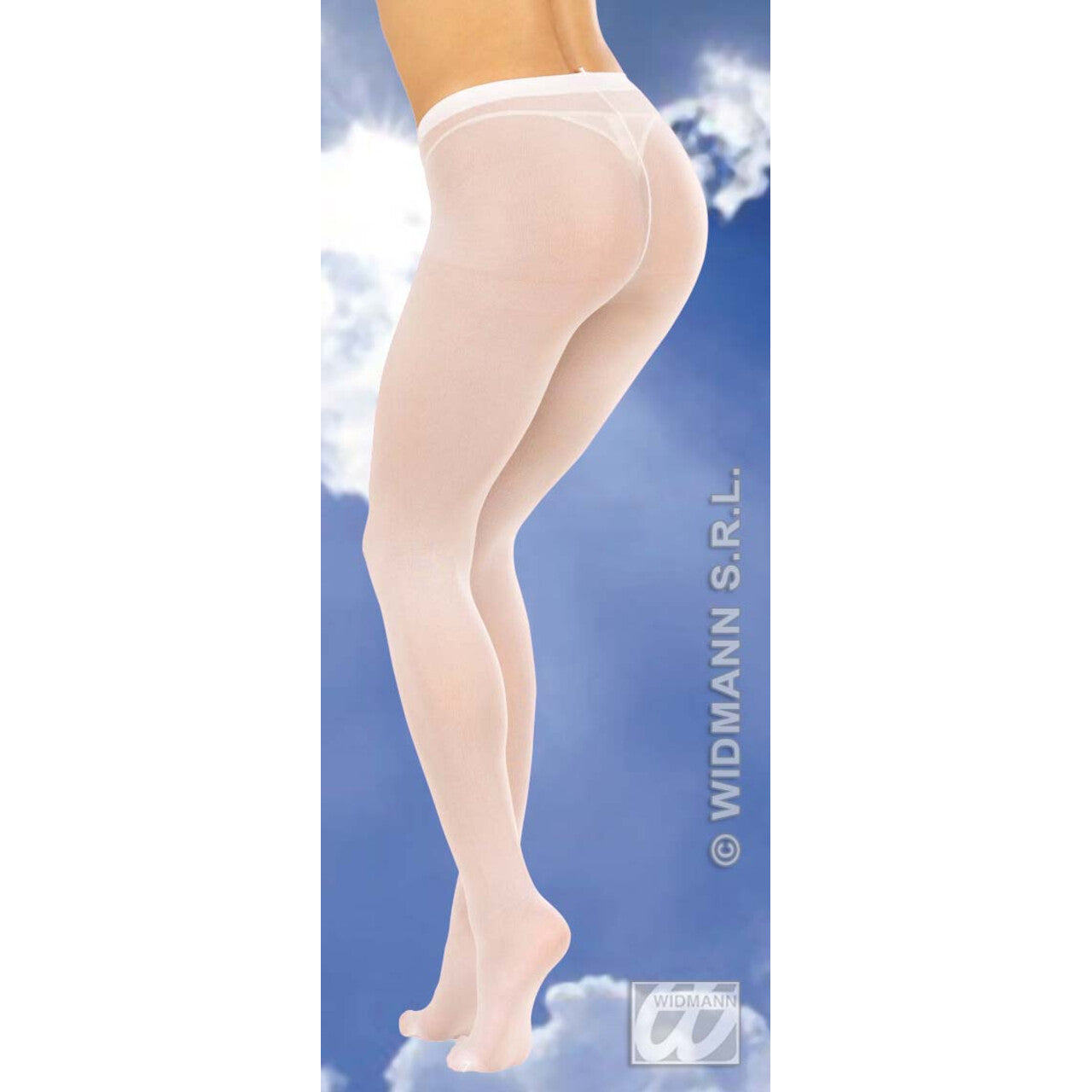 Op deze afbeelding zie je een Accessoires, van het merk Widmann. Panty, Wit
