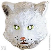 Op deze afbeelding zie je een Accessoires, van het merk Widmann. Plastic Kindermasker, Poes