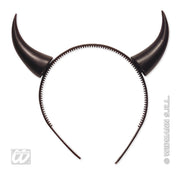 Op deze afbeelding zie je een Accessoires, van het merk Widmann. Duivelshoorn Zwart
