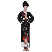 Op deze afbeelding zie je een Kostuums, van het merk Widmann. Sierlijke Geisha Kostuum Vrouw