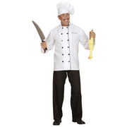 Op deze afbeelding zie je een Kostuums, van het merk Widmann. Traditionele Chef Kok Man Kostuum