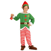 Op deze afbeelding zie je een Kostuums, van het merk Widmann. Elf Boy Kerstmans Kleine Helper Jongen Kostuum