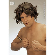 Op deze afbeelding zie je een Accessoires, van het merk Widmann. Pruik, Tarzan