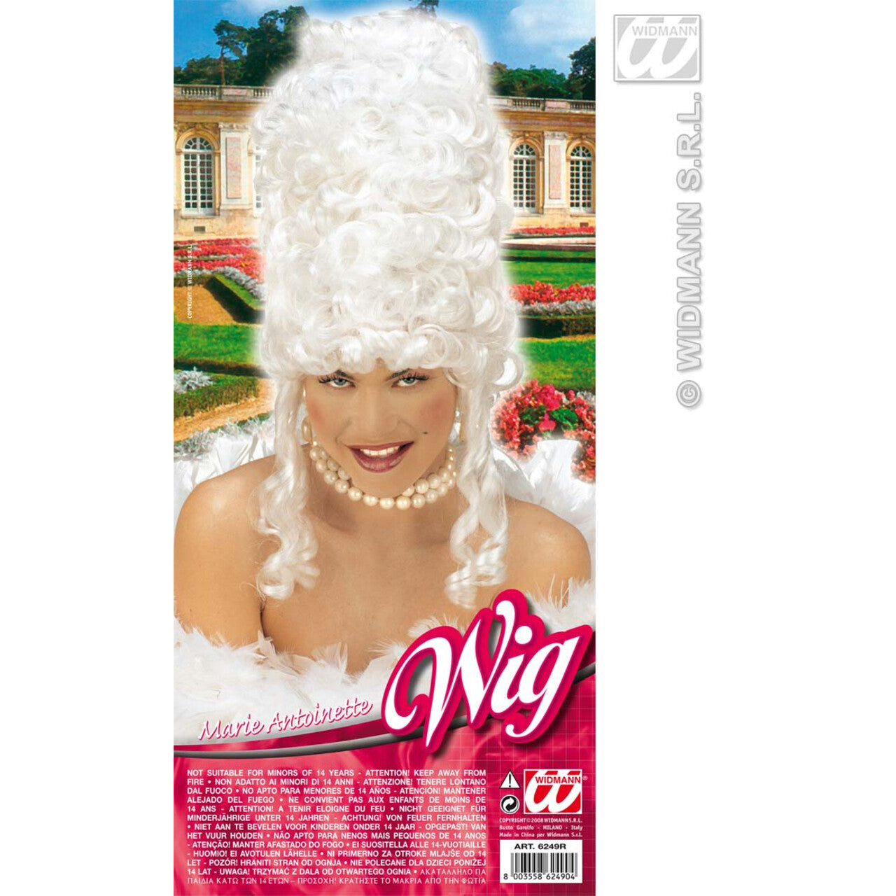 Op deze afbeelding zie je een Accessoires, van het merk Widmann. Pruik, Antoinette
