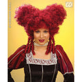 Rote Barockpracht Perücke