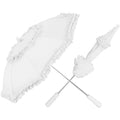 Eleganter Weißer Sonnenschirm 72 Cm