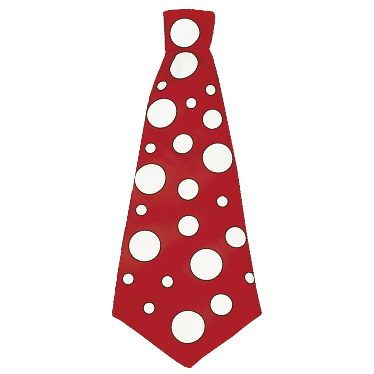 Op deze afbeelding zie je een Accessoires, van het merk Widmann. Stippen Stropdas Clown Rood