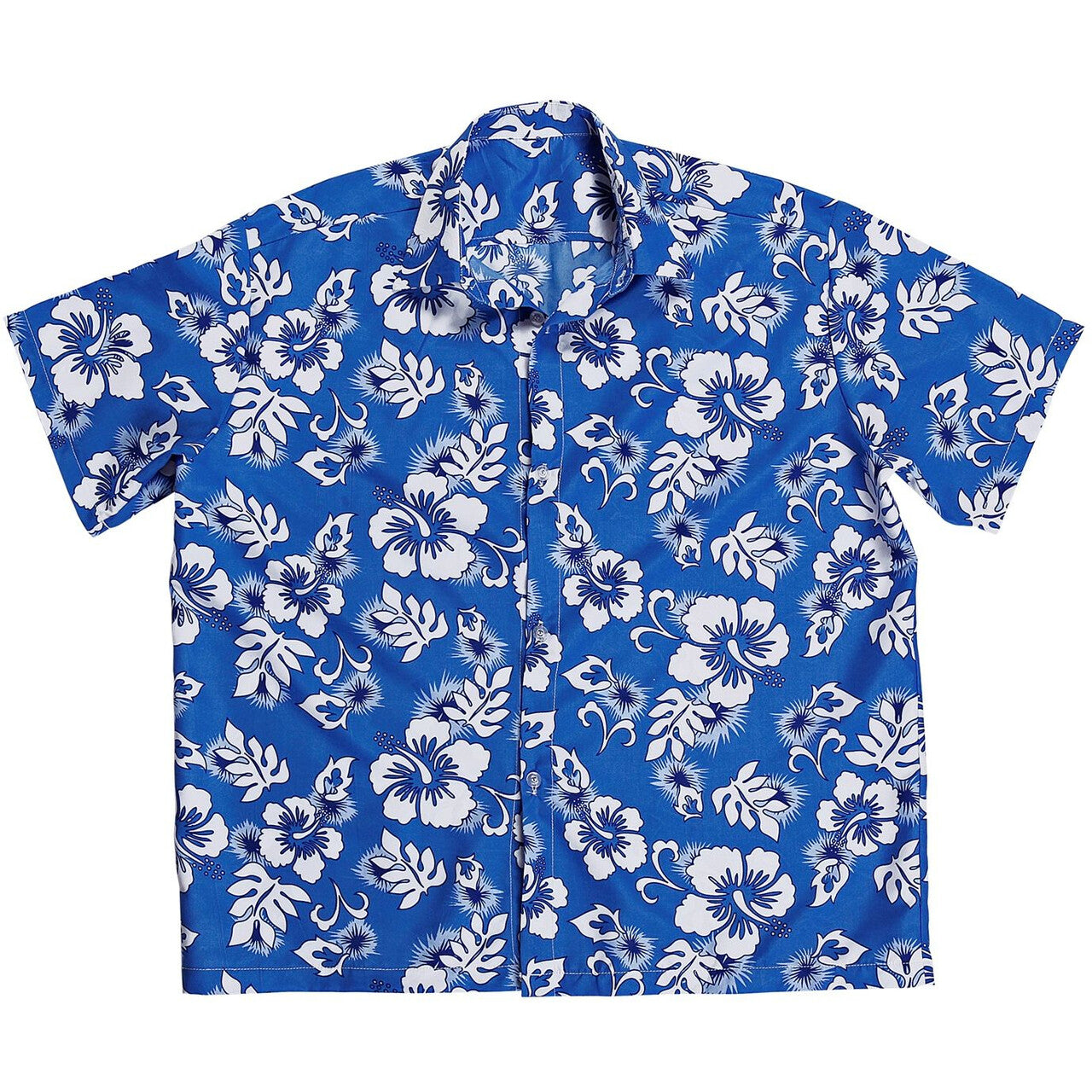 Op deze afbeelding zie je een Kostuums, van het merk Widmann. Hawaii Shirt Blauw Man