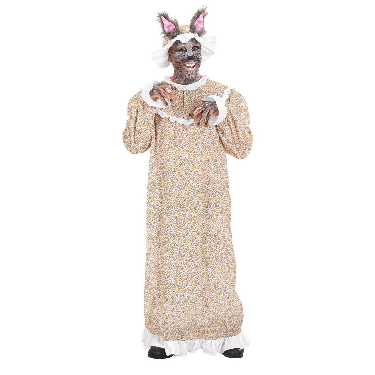 Op deze afbeelding zie je een Kostuums, van het merk Widmann. Roodkapjes Grootmoeder Wolf Kostuum Man