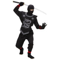 Schwarzer Ninja Prinz Der Diebe Kostüm für Jungen