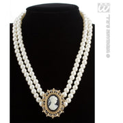 Op deze afbeelding zie je een Accessoires, van het merk Widmann. Ketting Camee Met Parels