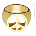 Friedenszeichen Ring Gold