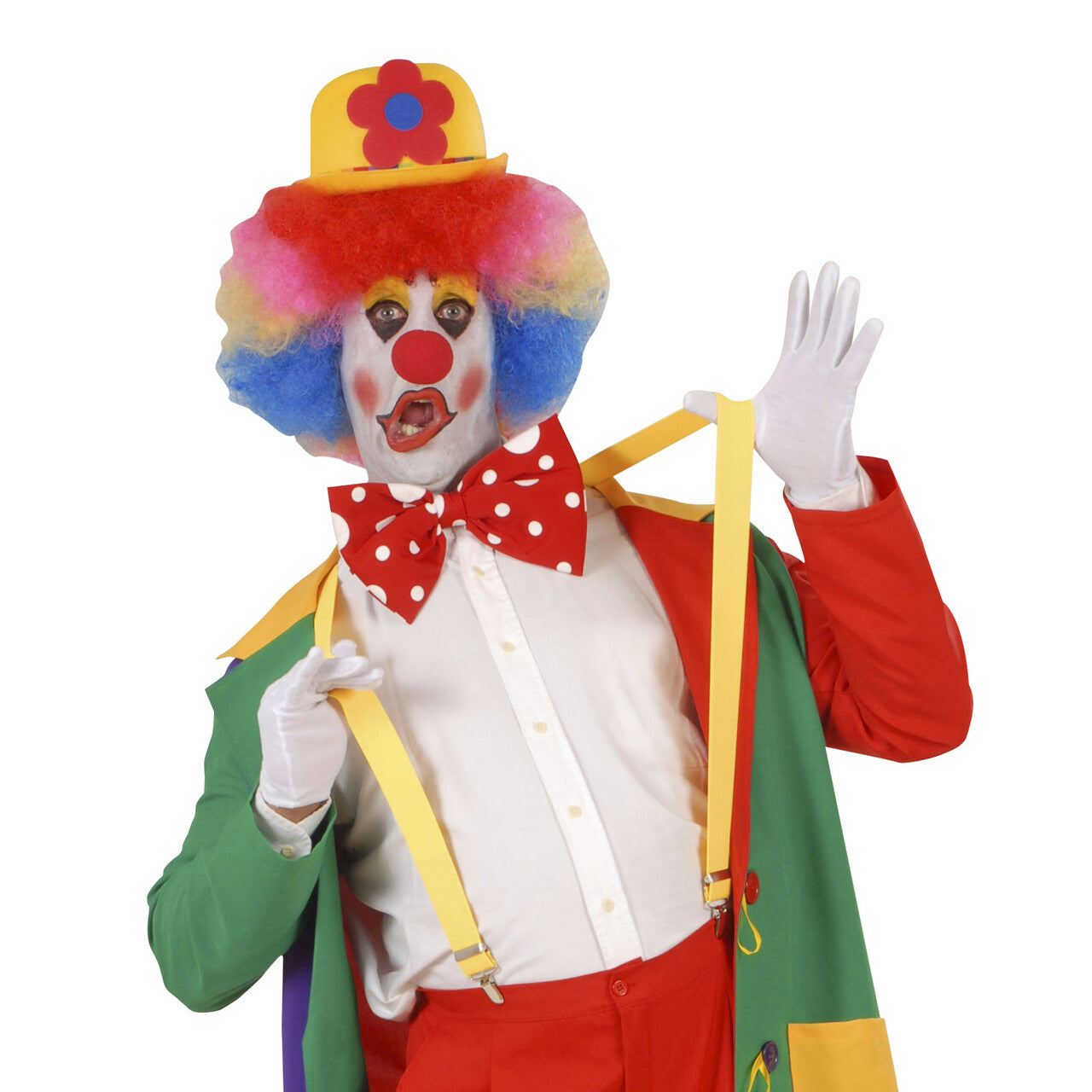 Op deze afbeelding zie je een Accessoires, van het merk Widmann. Klassieke Bretels, Geel