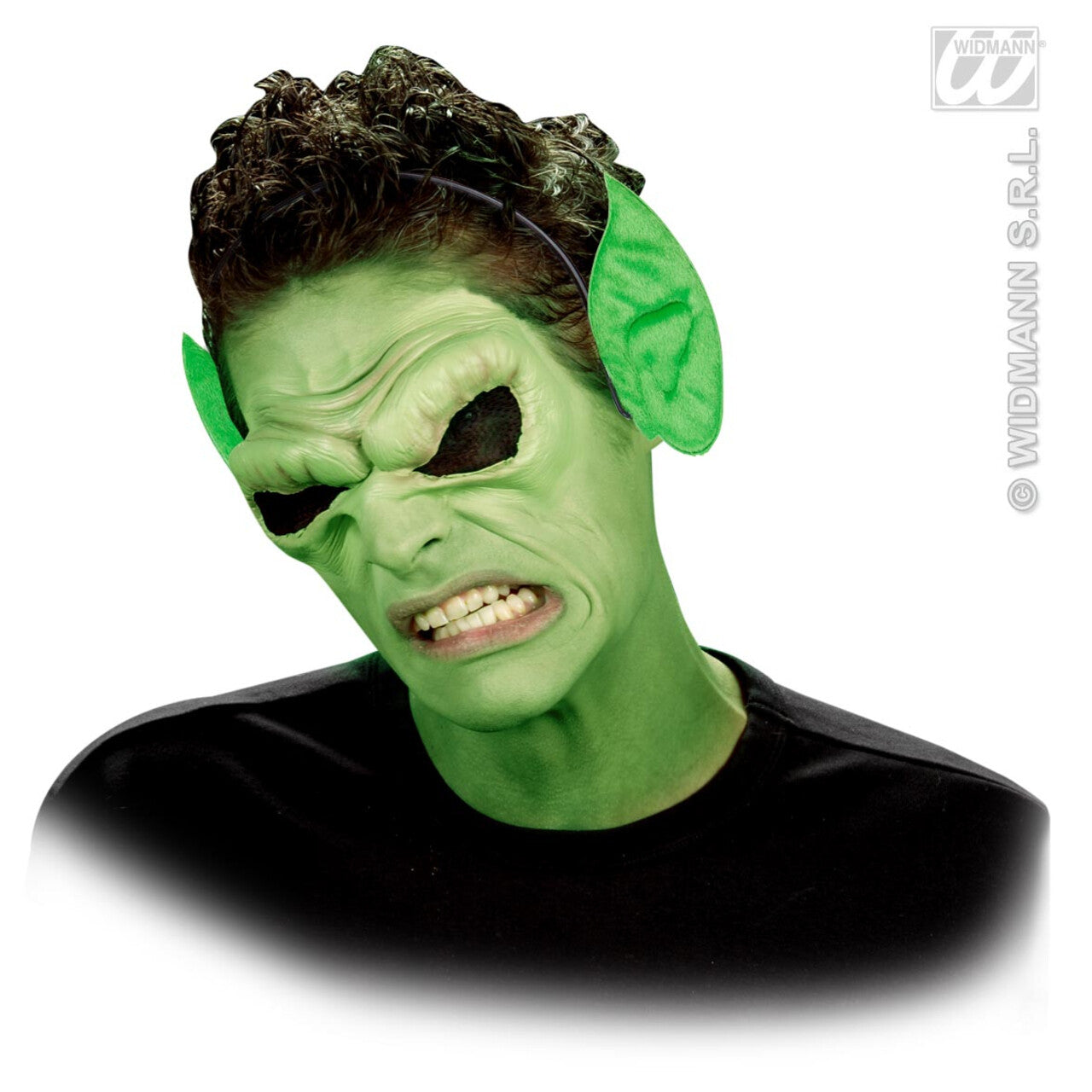 Op deze afbeelding zie je een Accessoires, van het merk Widmann. Hoofdband Met Puntoren, Groen