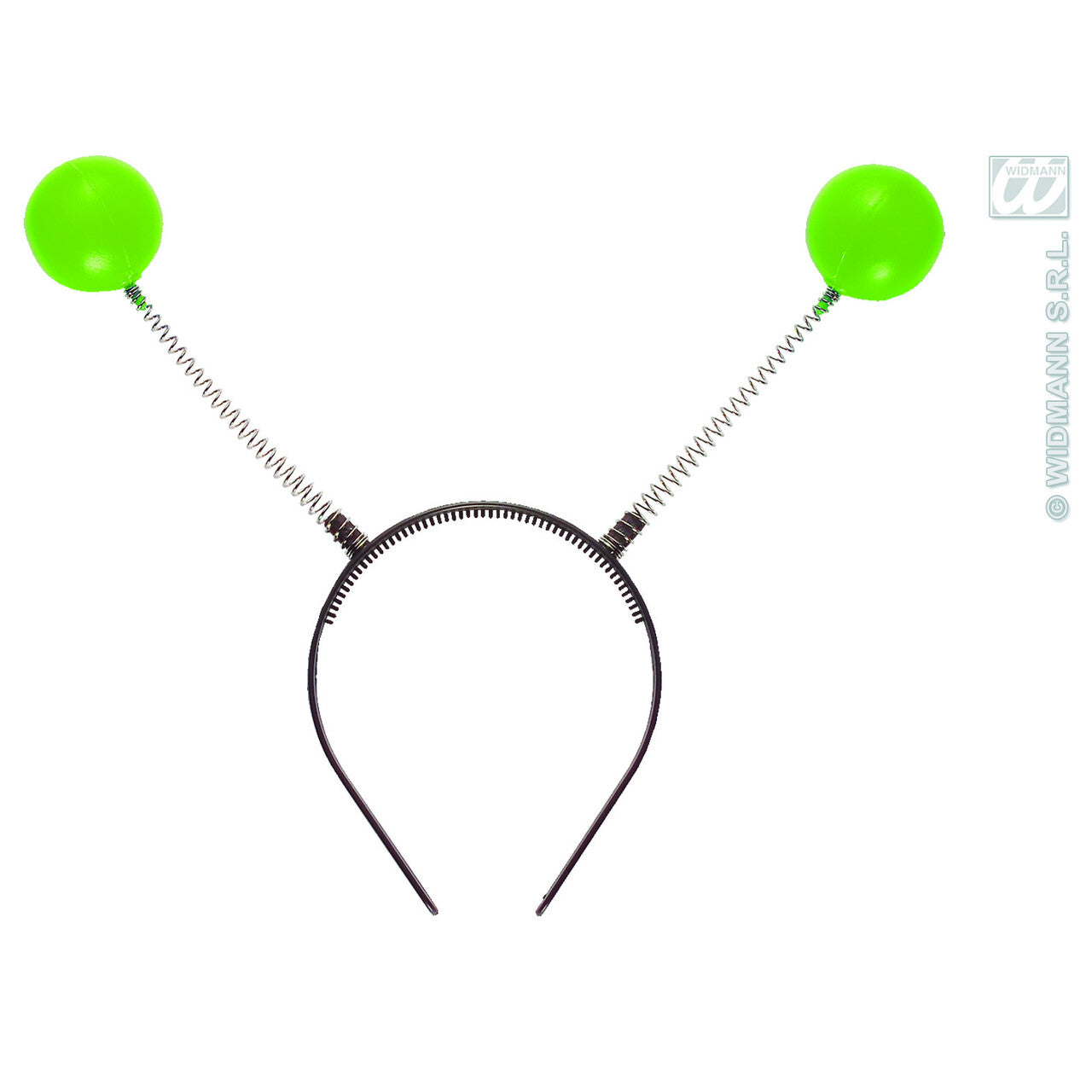Op deze afbeelding zie je een Accessoires, van het merk Widmann. Hoofdband Met Groene Antennes
