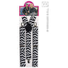 Zebra Hosenträger Schwarz-Weiß