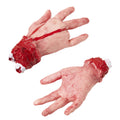 Blutige Hand Mit Abgetrenntem Finger Horror