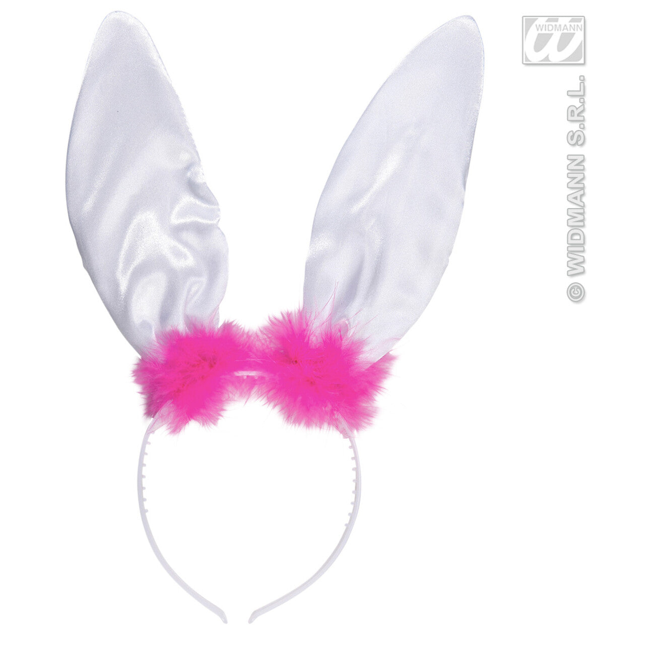 Op deze afbeelding zie je een Accessoires, van het merk Widmann. Oren Bunny Satijn