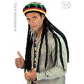 Rasta-Mütze Mit Extra Langen Dreadlocks