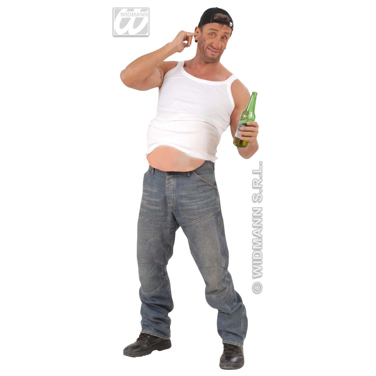 Op deze afbeelding zie je een Accessoires, van het merk Widmann. Opblaasbare Buik