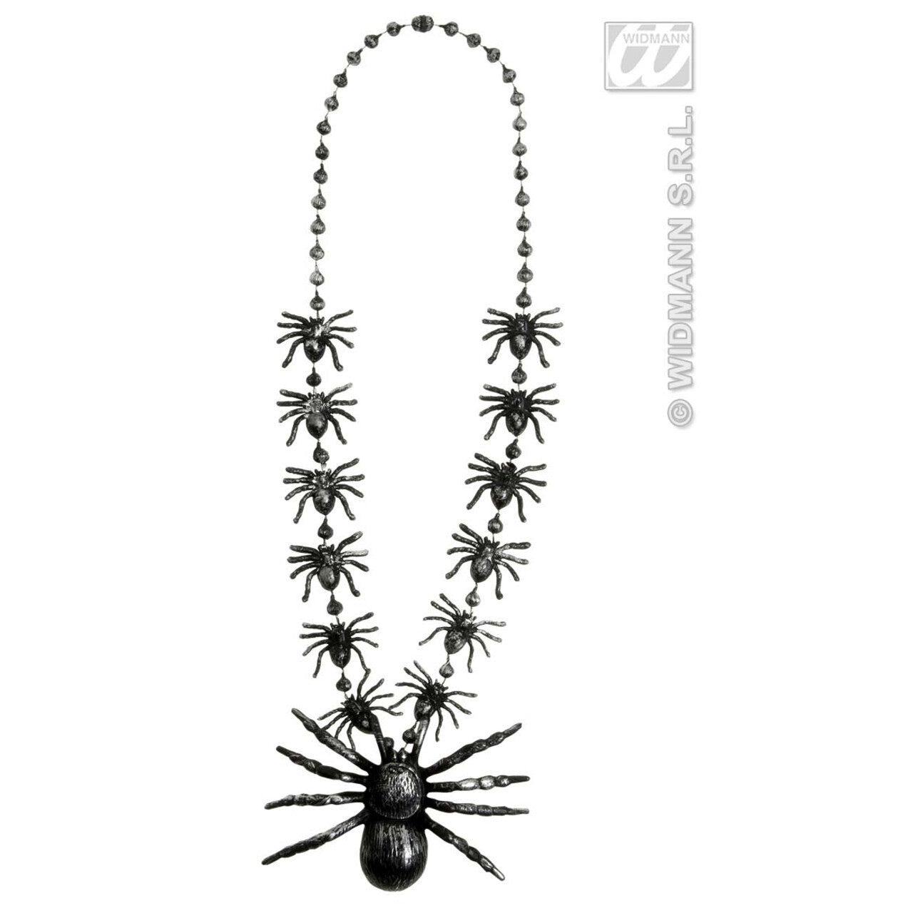 Op deze afbeelding zie je een Accessoires, van het merk Widmann. Ketting Spinnen 40 Centimeter