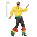 Dreifarbige Pailletten-Hose Herren