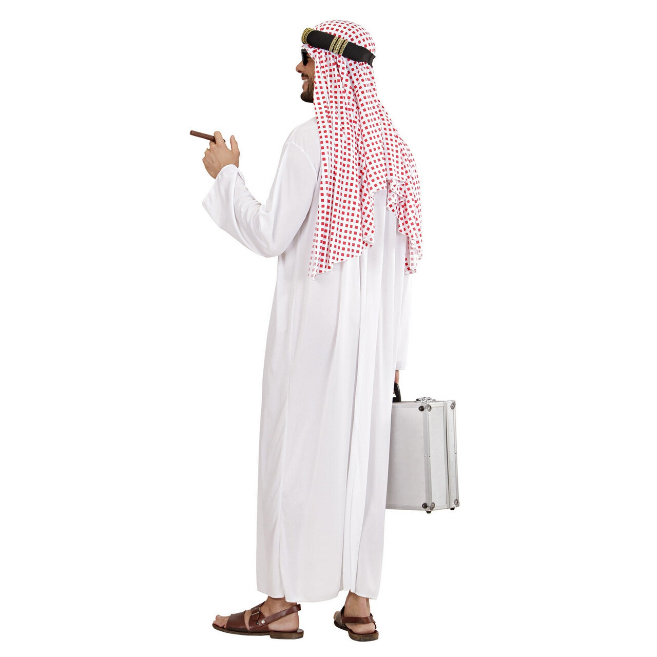 Op deze afbeelding zie je een Kostuums, van het merk Widmann. Arabische Sheik Kostuum Man