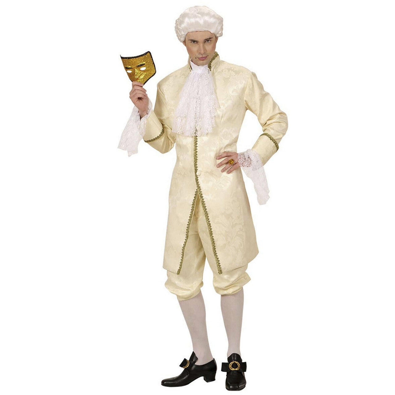 Op deze afbeelding zie je een Kostuums, van het merk Widmann. Casanova Kostuum Man