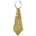 Lurex-Krawatte Gold