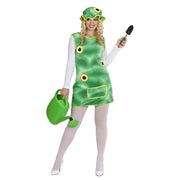 Op deze afbeelding zie je een Kostuums, van het merk Widmann. Jurkje Tuin Ms Green Vrouw Kostuum