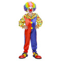 Rot-Blauer Clownanzug Kostüm für Kinder
