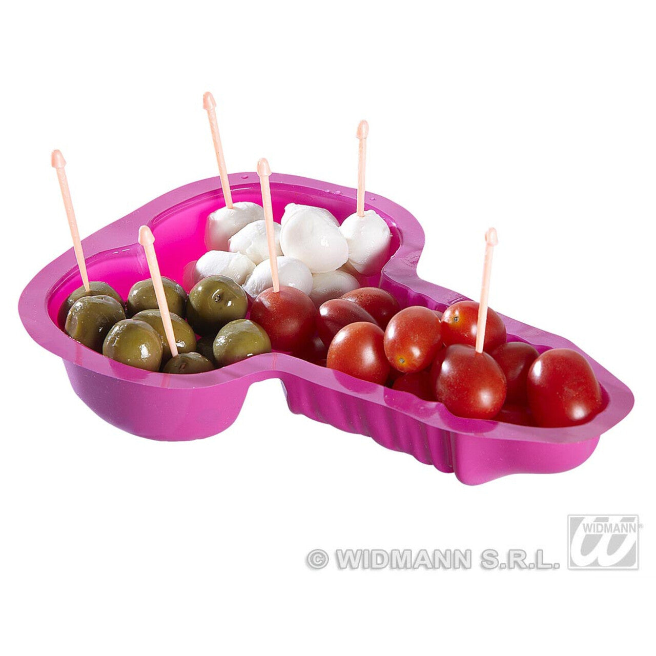 Op deze afbeelding zie je een Decoratie, van het merk Widmann. Set Van 2 Piemel Schaaltjes