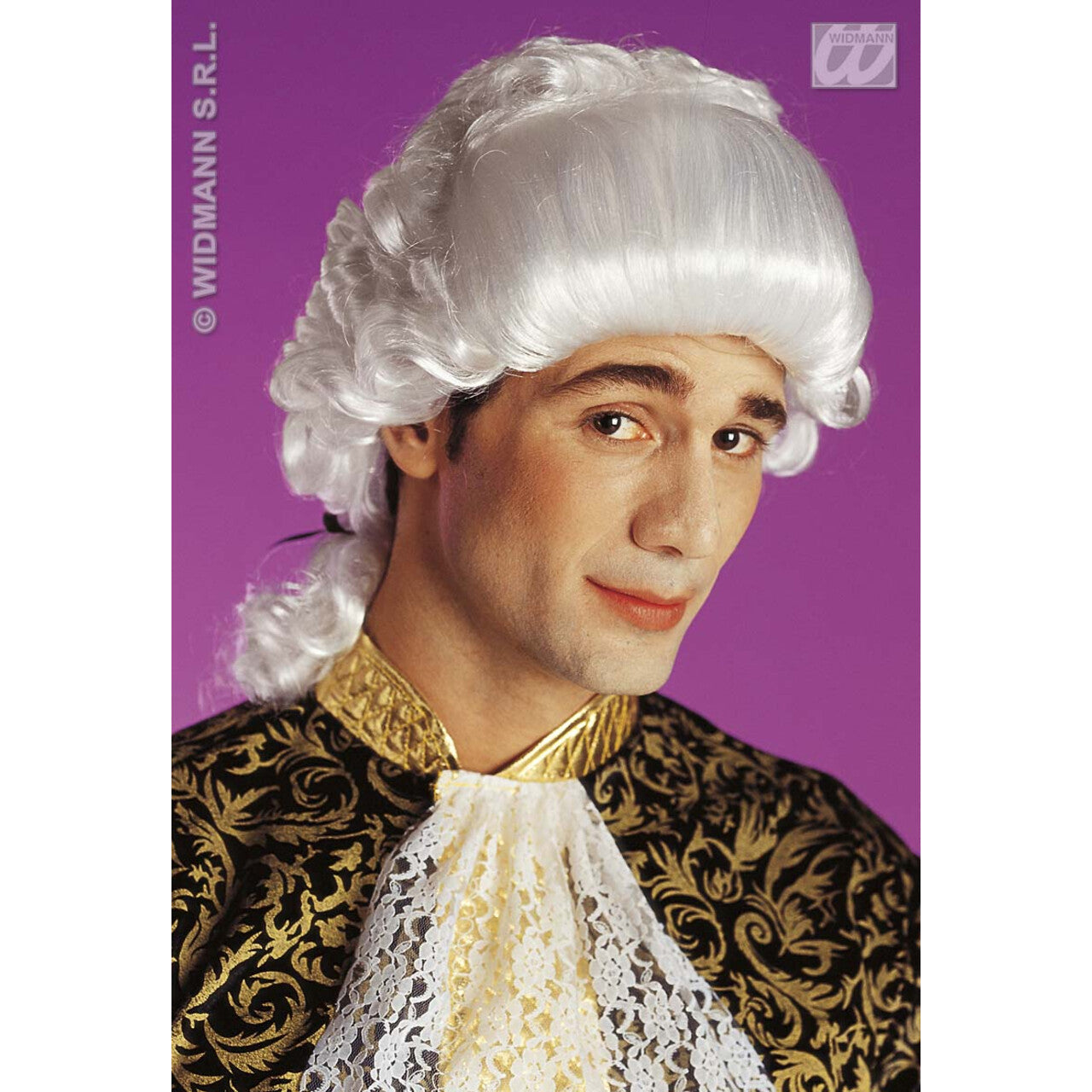 Op deze afbeelding zie je een Accessoires, van het merk Widmann. Pruik, Kavalier