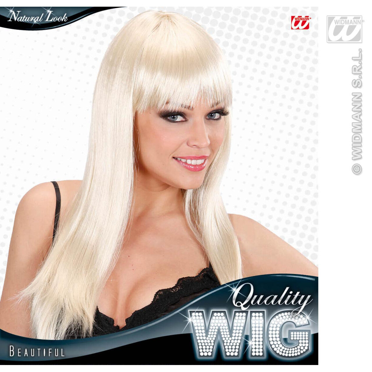 Op deze afbeelding zie je een Accessoires, van het merk Widmann. Pruik, Beautiful Blond