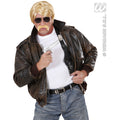 Geheimagent Perücke Set Blond Mit Bart Und Brille