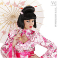 Geisha-Perücke Mit Blume Und Stäbchen