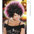 Perücke, Rockprinzessin Schwarz / Rosa