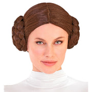 Op deze afbeelding zie je een Accessoires, van het merk Widmann. Galaxy Princess Pruik