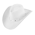 Witte Cowboyhoed Met Studs