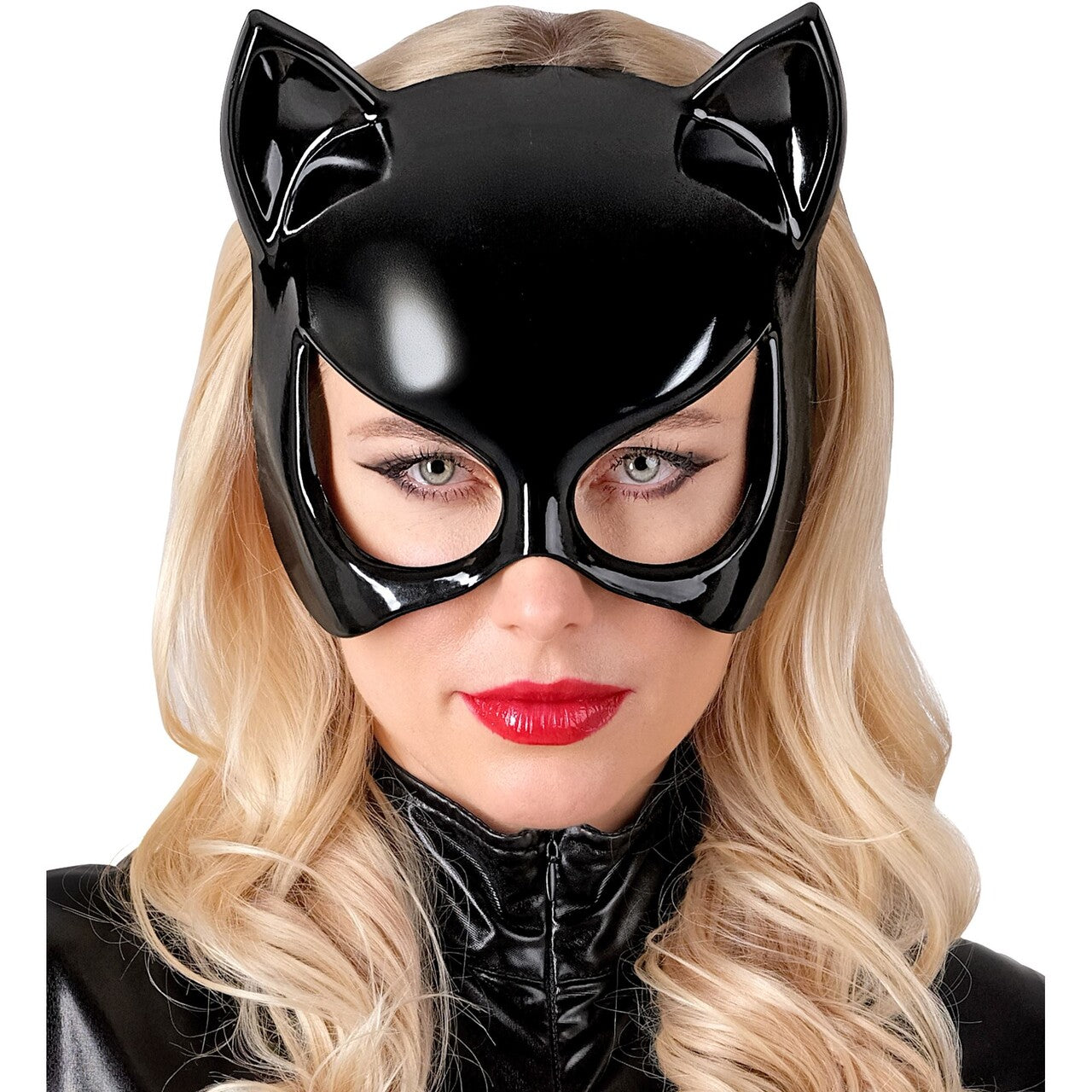 Op deze afbeelding zie je een Accessoires, van het merk Widmann. Midnight Catwoman Masker