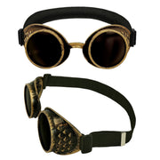 Op deze afbeelding zie je een Accessoires, van het merk Widmann. Antiek Gouden Steampunk Bril