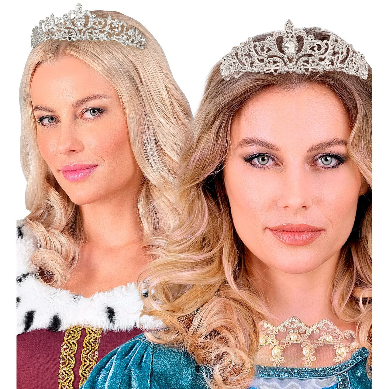 Op deze afbeelding zie je een Accessoires, van het merk Widmann. Betoverende Strass Tiara