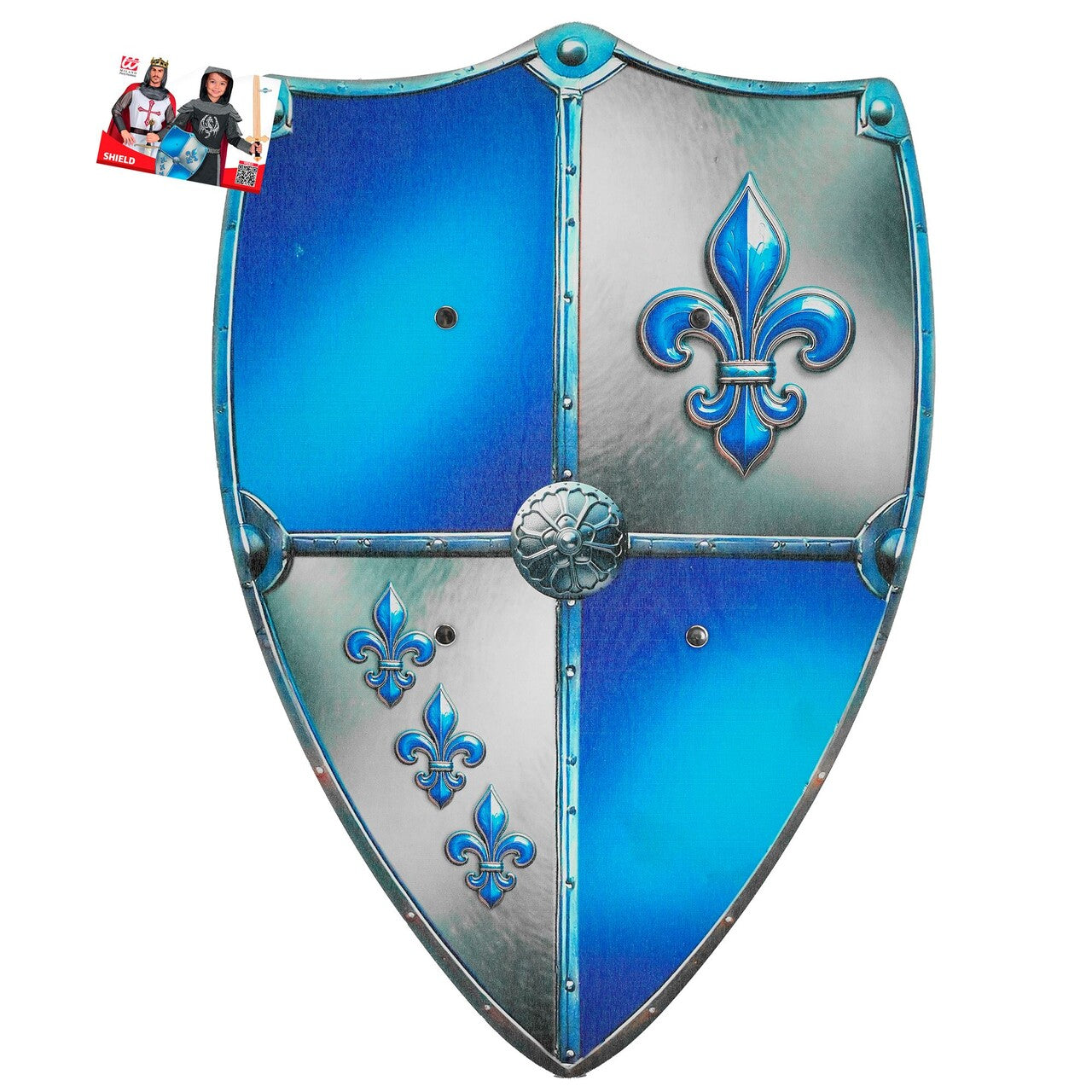 Op deze afbeelding zie je een Accessoires, van het merk Widmann. Ridderschild Hout Blauw